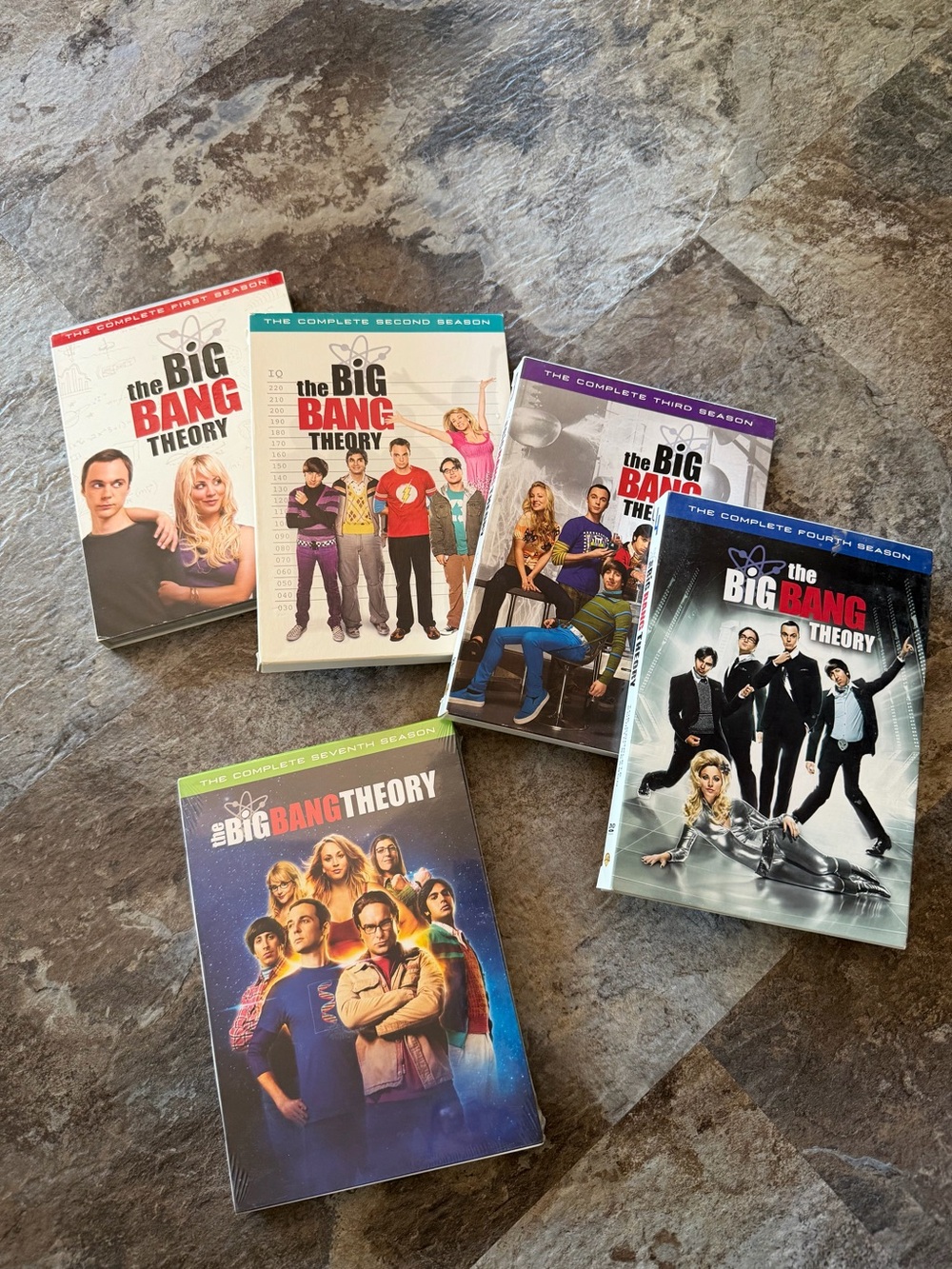 The Big Bang Theory Complete Seasons DVD Set - seasons 1-4, 7